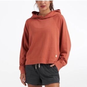 Vuori Sunnyside Relaxed Orange Hoodie Size M